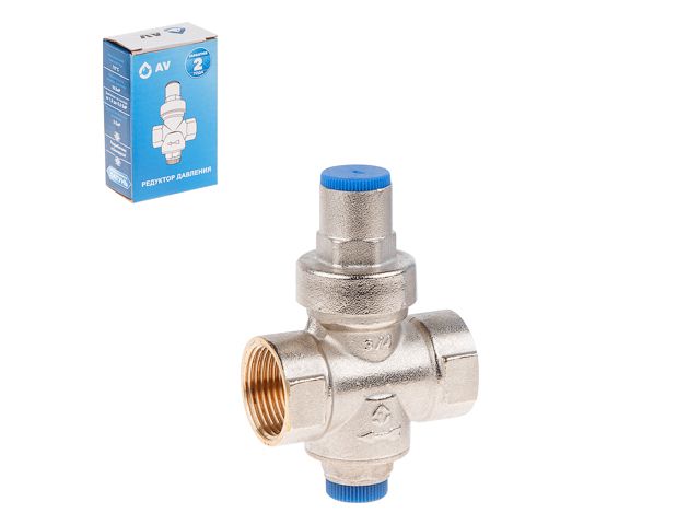 Редуктор давления 3/4" вн.-вн. 1,5-5,5 Бар, AV Engineering (инд. упак.)