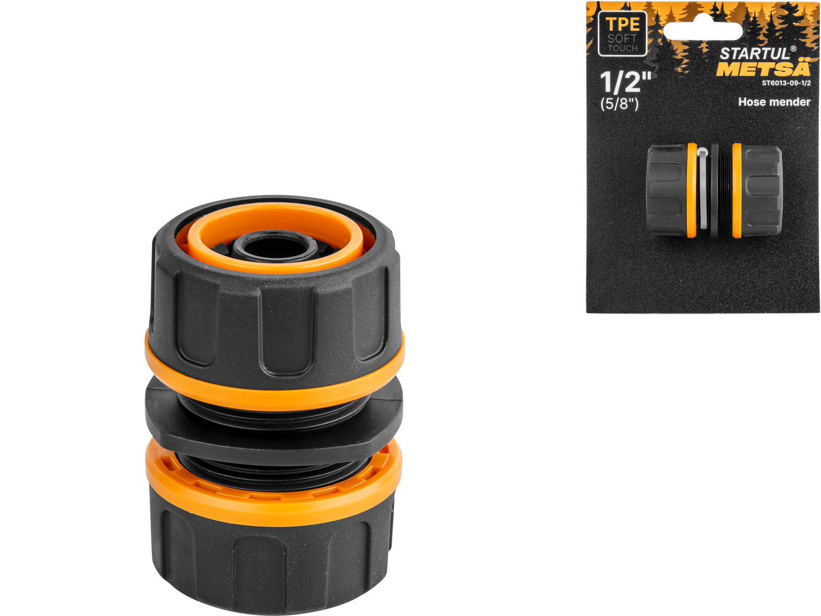 Муфта соед. для шлангов 1/2"(5/8") STARTUL METSA (ST6013-09-1/2)