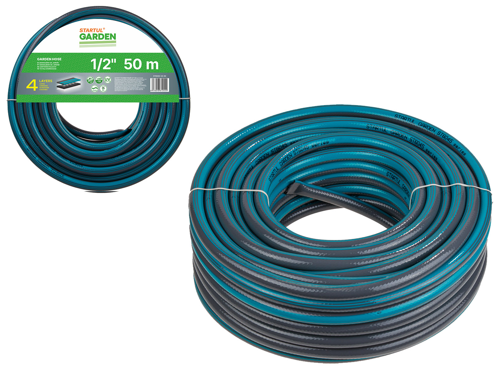 Шланг поливочный 1/2" 50м STARTUL GARDEN (ST6045-1/2-50)