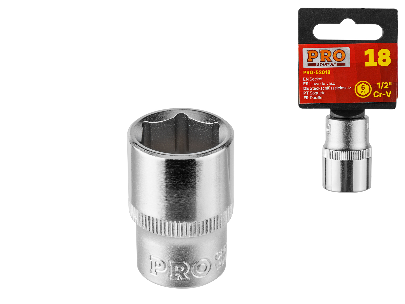 Головка 1/2" 19мм 6гр. PRO STARTUL (PRO-52019)