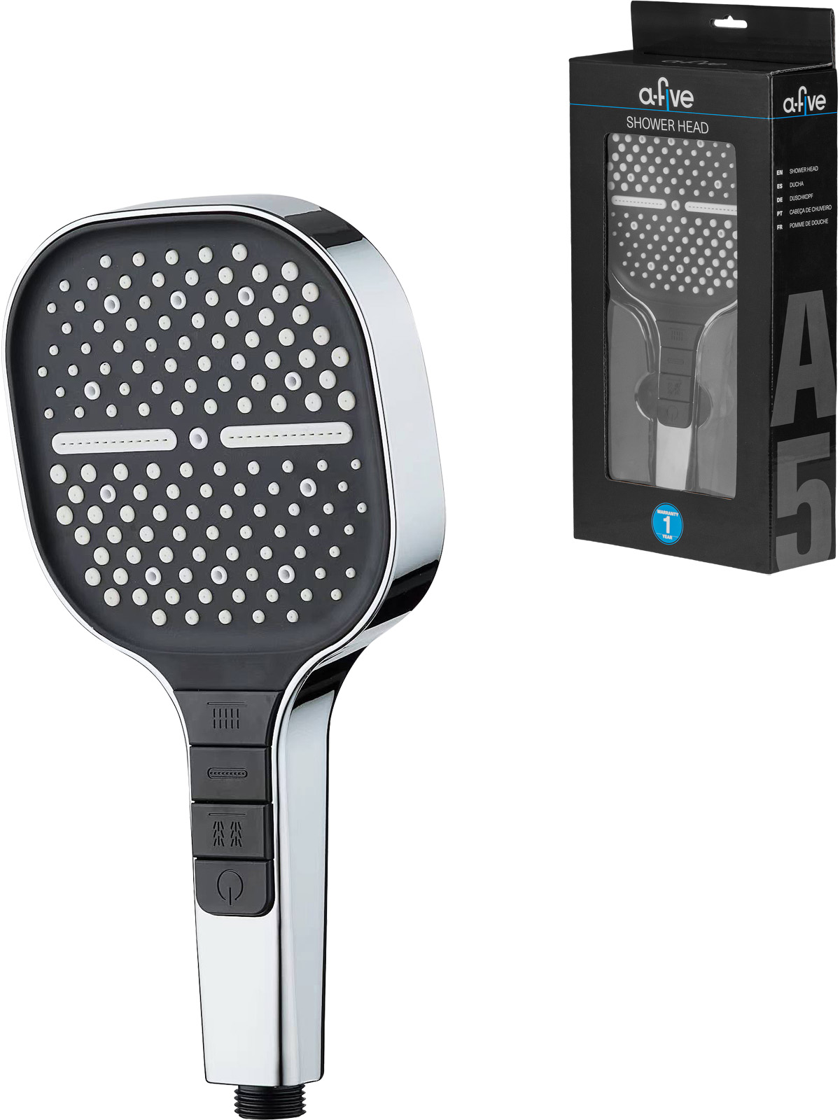 Душевая лейка, 7-функц., a-five