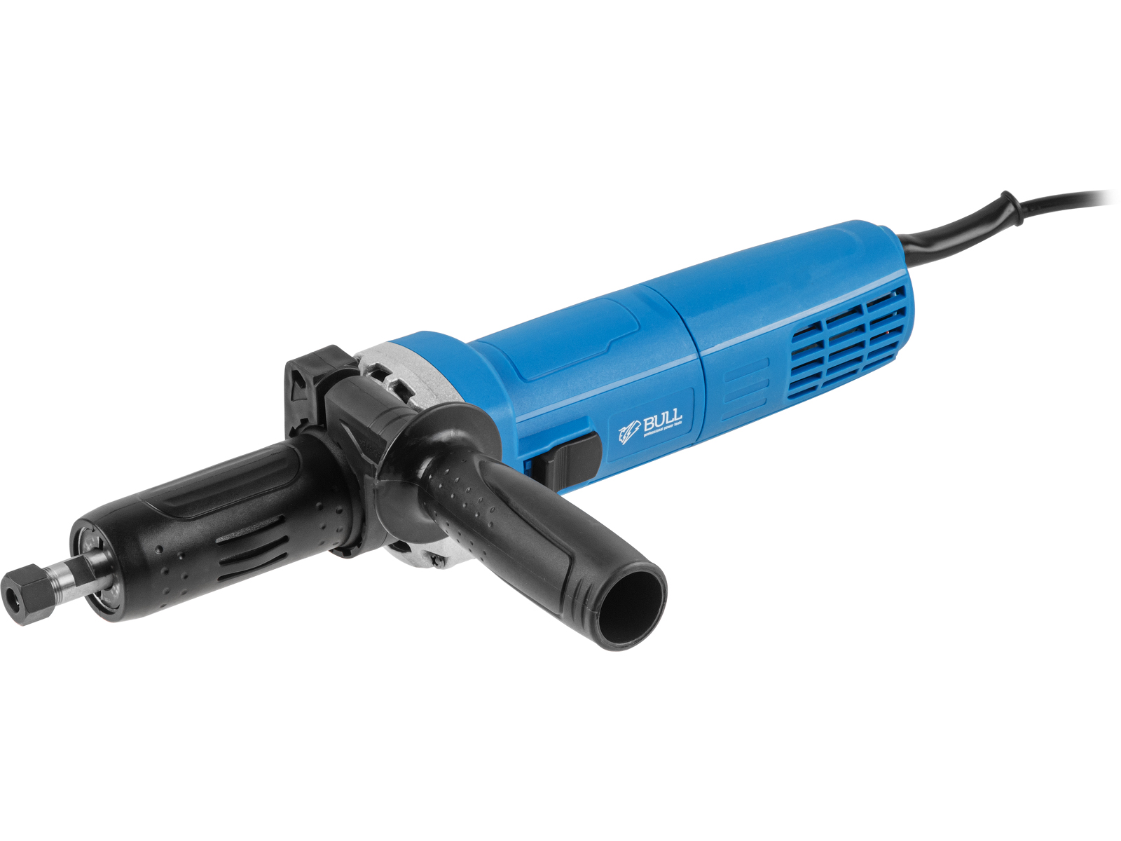 Прямая шлифмашина BULL EDG 5528 E в кор. 550 Вт, 8000-28000 об/мин, цанги 6 и 8 мм