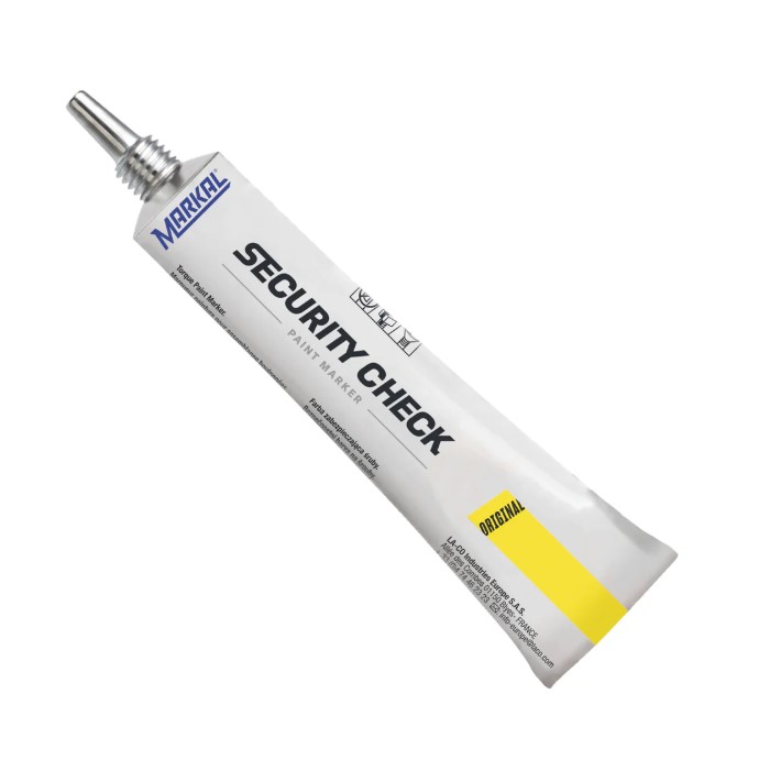 Маркер промышл. для контроля раскручивания болтов MARKAL SECURITY CHECK ЖЕЛТЫЙ