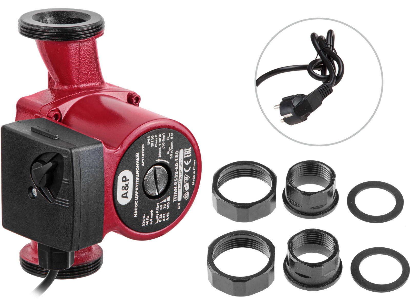 Насос циркуляционный Titan-RS32-60-180, A&P