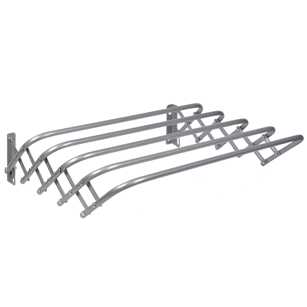 Сушилка для белья настенная складная, 6м, 1200х450х185, цвет серый, NIKA