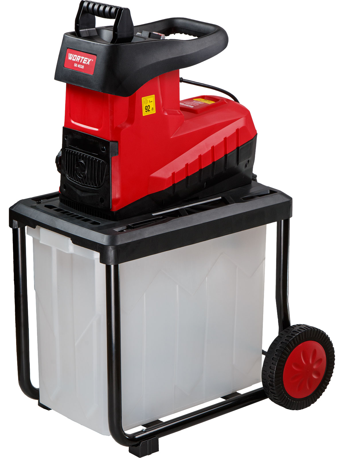 Садовый измельчитель WORTEX SE 4528 2.8 кВт, индукц.двиг., фреза, диам.веток 45 мм