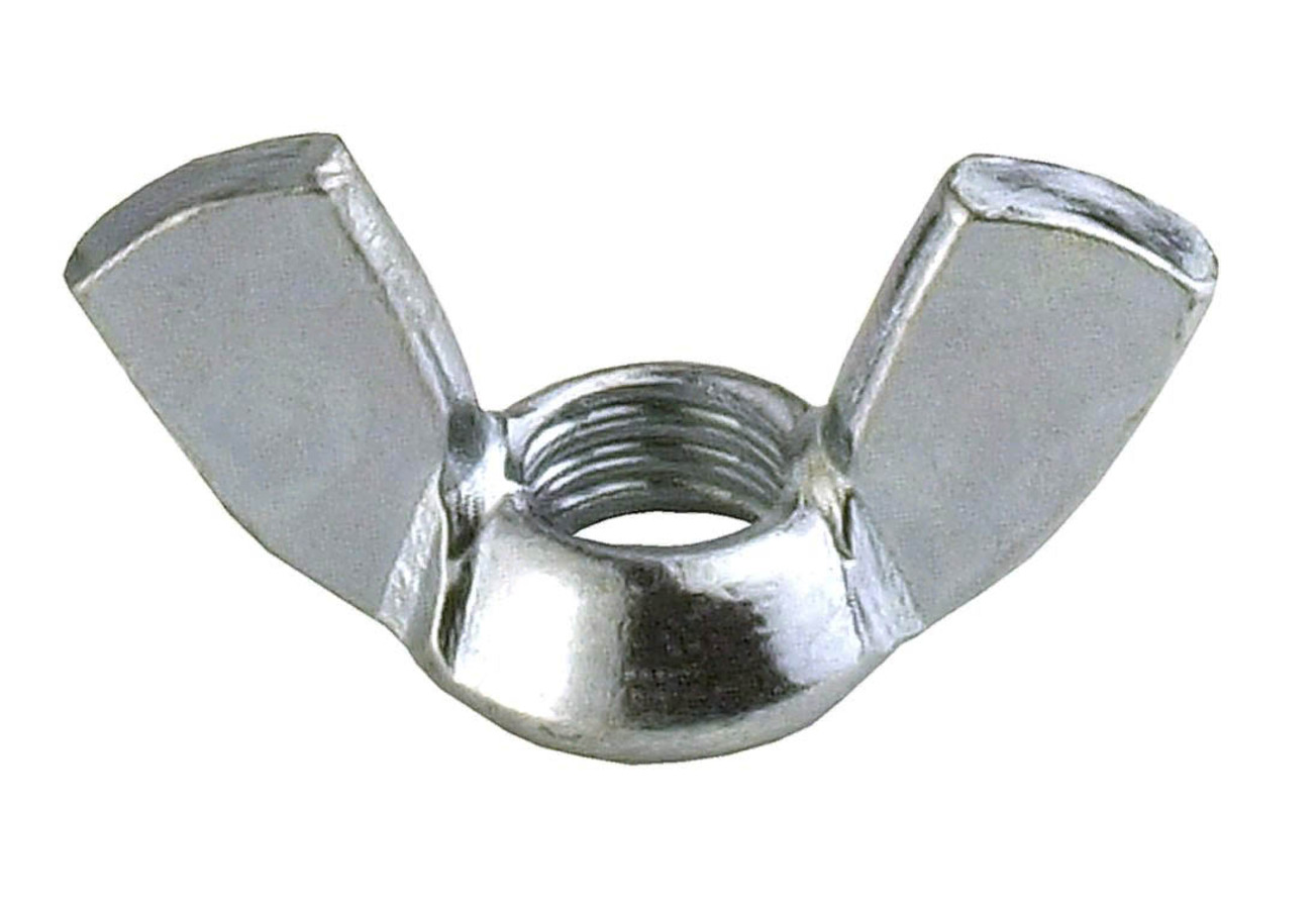 Гайка М12 барашковая, цинк, DIN 315 (200 шт в карт. уп.) STARFIX