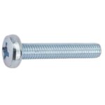 Винт М6х30 мм полусф. головка, цинк, DIN 7985 (2000 шт в коробе) STARFIX