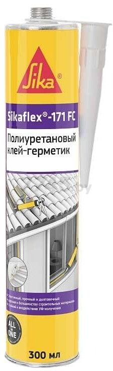 Клей-герметик полиуретановый Sikaflex 171FC черный, 300 мл