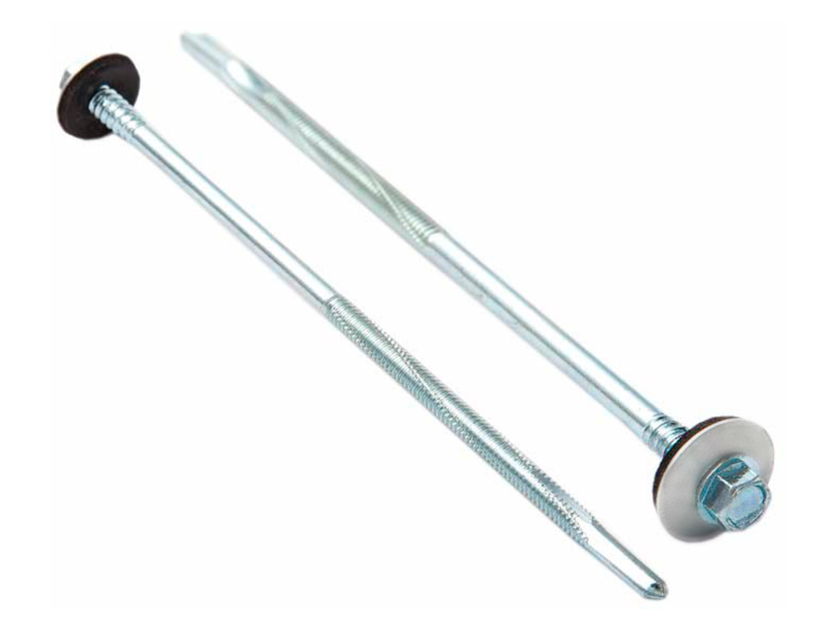 Саморез для сэндвич-панелей 6.3/5.5х135 мм цинк (800 шт в коробе) STARFIX