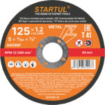 Круг отрезной 125х1.2x22.2 мм для металла STARTUL STANDART
