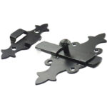 Задвижка дверная 140 мм Классика, черн.мат. STARFIX