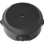 Коробка монтажная КМ-447 черная, Ретро, BYLECTRICA