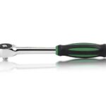 Трещотка 1/4" ротационная с переставным квадратом 60зуб. 180мм TOPTUL