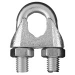 Зажим для троса М2, нерж.сталь (А4), DIN 741