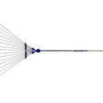 Грабли веерные раздвижные с алюминиевым черенком