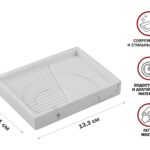 Мыльница ELEMENT MARBLE, белая, PERFECTO LINEA