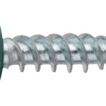 Саморез 4.2х19 мм с прессшайбой, цинк, острый, RAL 6005 (1000 шт в карт. уп.) STARFIX