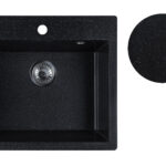 Мойка кухонная из искусственного камня UNIT оникс 550х500 мм, AV Engineering