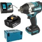 Аккум. ударный гайковерт MAKITA LXT DTW700RT1J в кейсе