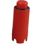 Заглушка монтажная 1/2 красная, FV Plast