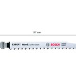 Пилка лобз. по дереву T308 B Expert "Wood 2-side clean" BOSCH (5 шт.)