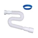 Гибкая труба с гайкой 1 1/2"х40/50  с конусной прокладкой, 1470мм, AV Engineering