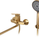 Смеситель для ванны (Lt) D35, серия Lily бронза, a-five