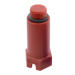 Заглушка монтажная 1/2 красная (в уп. 50 шт)