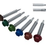 Саморез кровельный 4.8х19 мм цинк, шайба с прокл., PT3, RAL 8019 (7000 шт в коробе) STARFIX